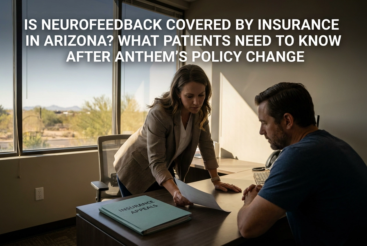 Professional header image for industry analysis: Is Neurofeedback Covered by Insurance in Arizona? What Pa...